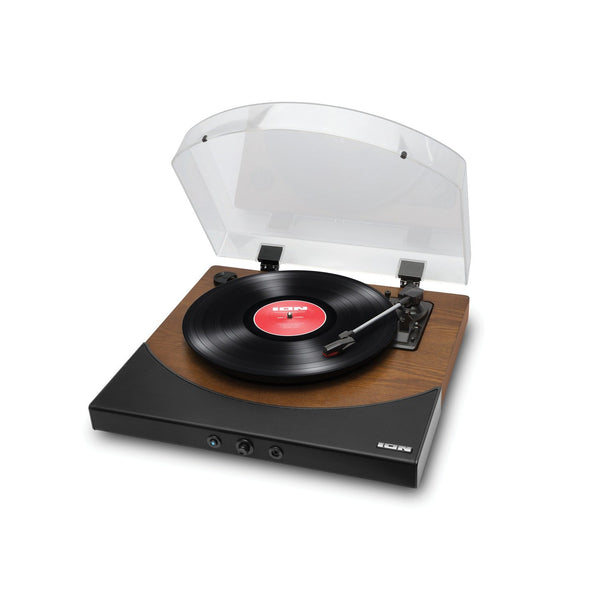 Ion Audio Premier LP Max Turntable Bluetooth w/ Built-in Speakers - Dark Wood - USB