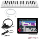 CME Xkey Air 37 Wireless MIDI Keyboard iOS Recording Bundle Cubasis + Headphones