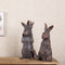 Mother Rabbit and Baby Bunny Statue (Set of 2)