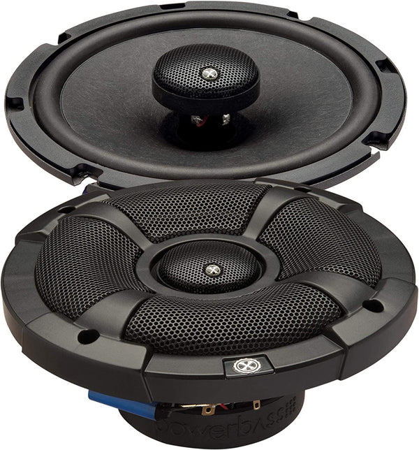 Powerbass 2XL-653T 6.5" Shallow Mount Coaxial Speakers - Pair