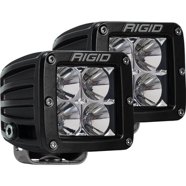 Rigid Industries 202113 LED Light D-Series Pro 3" Flood Beam Pair Universal 9