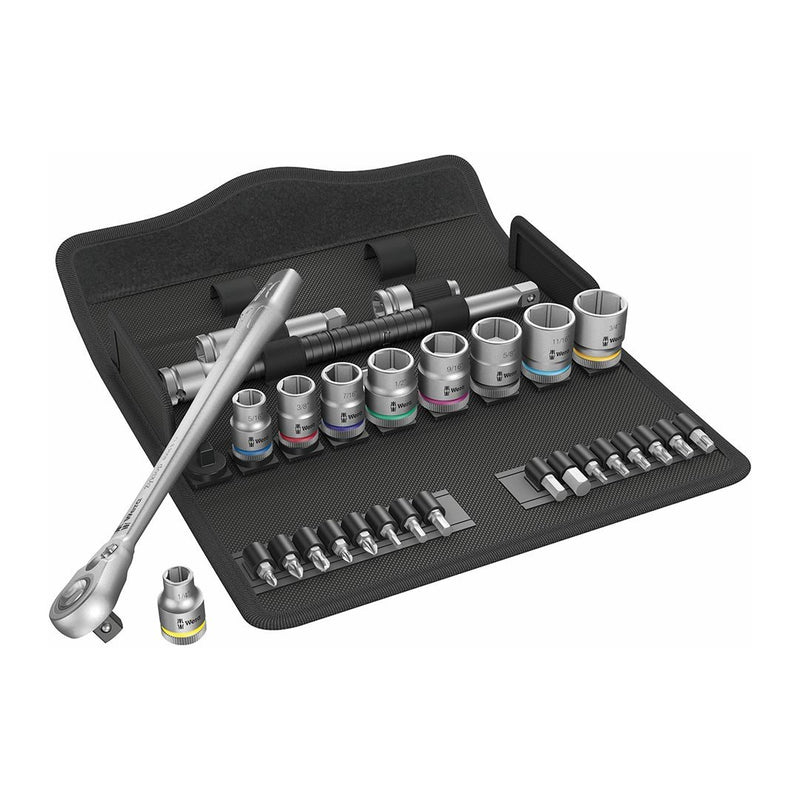 Wera SAE 3/8" Drive Switch Ratchet Set (29-Piece Set)