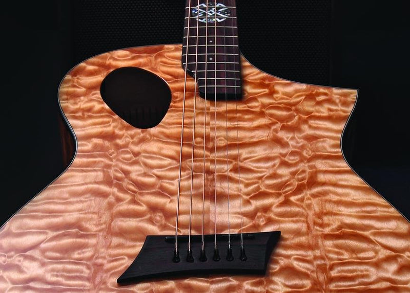 Michael Kelly Forte Port X Acoustic Electric Guitar - Quilt Maple - MKFPQNASFX