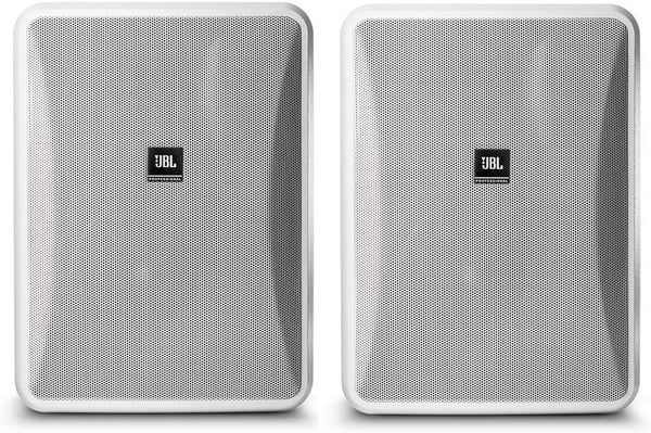 JBL Control 28-1 High Output Indoor/Outdoor Background Speaker - White - Pair
