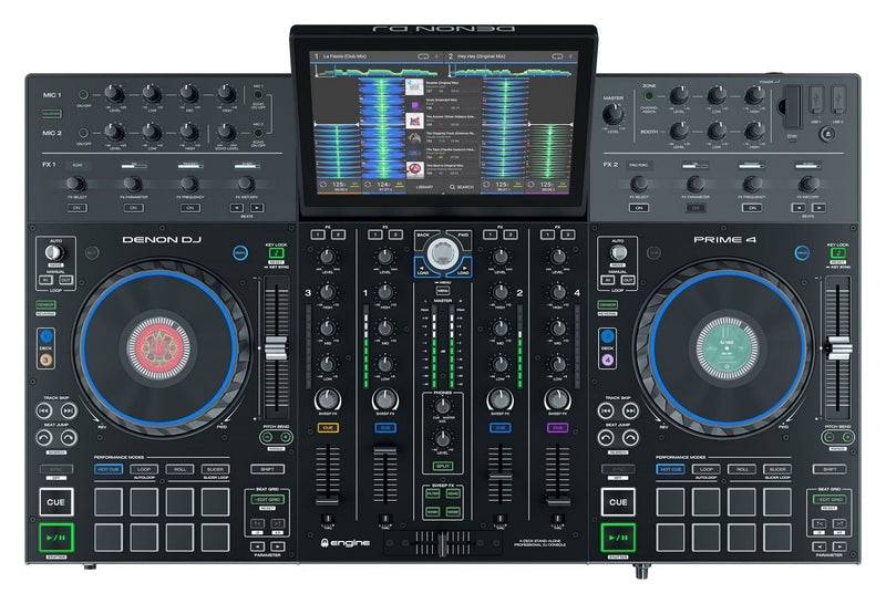 Denon 4 Deck Standalone DJ System & Controller - PRIME4X