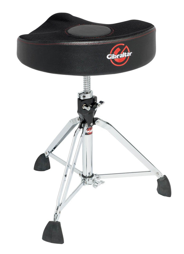 Gibraltar Oversized Web Top Drum Throne with Moto Style Seat - 9608MW2T