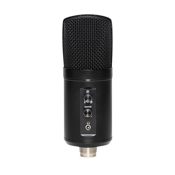 Stagg Double Condenser USB Microphone - Black - SUSM60D