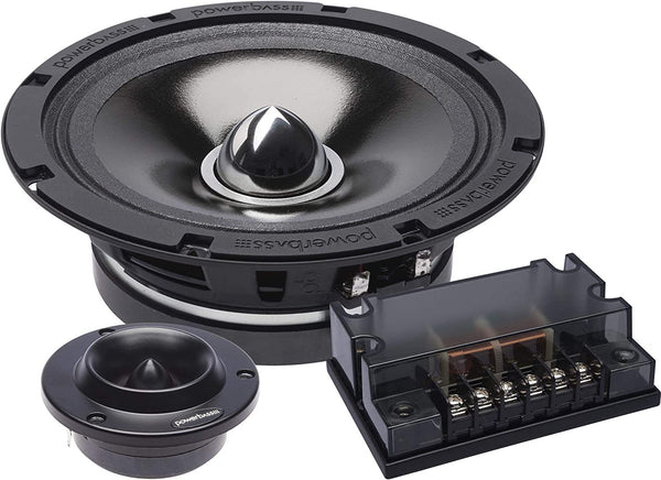 Powerbass 4XL-65C 4XL 100 Watts Shallow Mid Range Component Speaker System