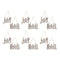 Joy Noel Snowflake Ornament (Set of 12)