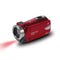 Minolta 1080p Full HD IR Night Vision Wi-Fi Camcorder (Red) MN200NV-R