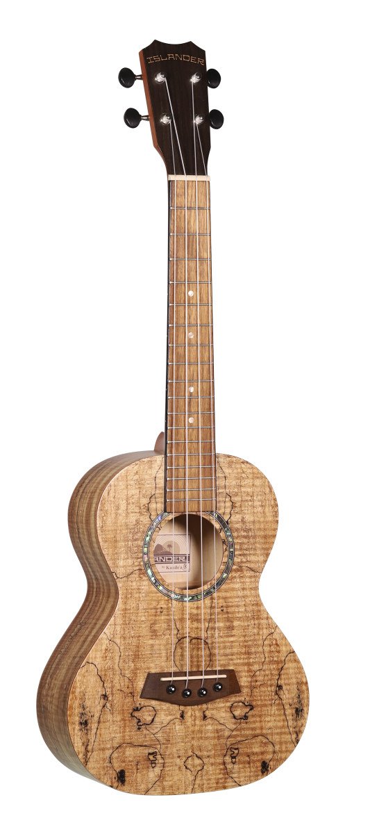 Islander Traditional Tenor Ukulele with Spalted Maple Top - MAT-4