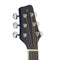 Stagg Left-Handed Cutaway Acoustic Electric Dreadnought Guitar - Black