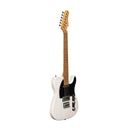 Stagg Vintage "T" Series Solid Body Electric Guitar - White - SET-PLUS WHB