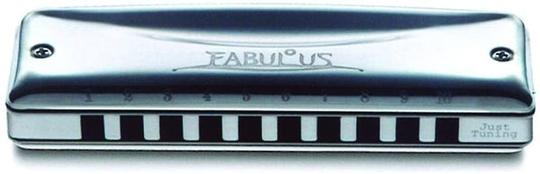 Suzuki Fabulous 10-Hole Diatonic Harmonica - Key of G High - F-20J-HG