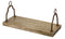 What a Wonderful World Wood Garden Swing with Metal Handles 23.5"L
