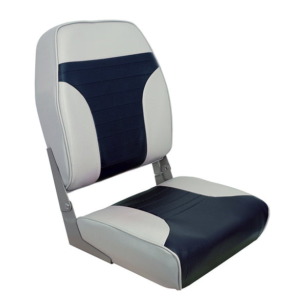 Springfield High Back Multi-Color Folding Seat - Blue/Grey 1040661