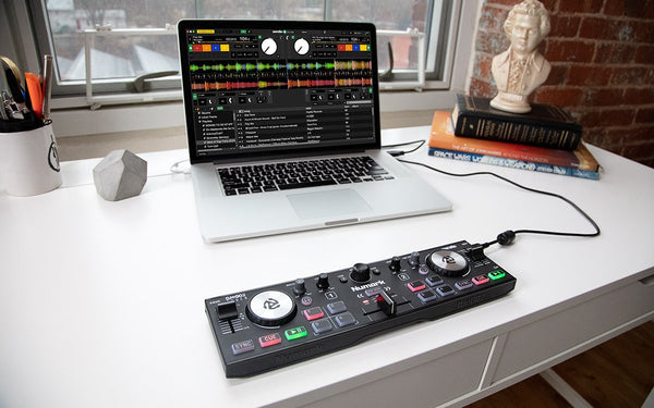 Numark Compact 2 Deck USB DJ Controller For Serato DJ - DJ2GO2 Touch