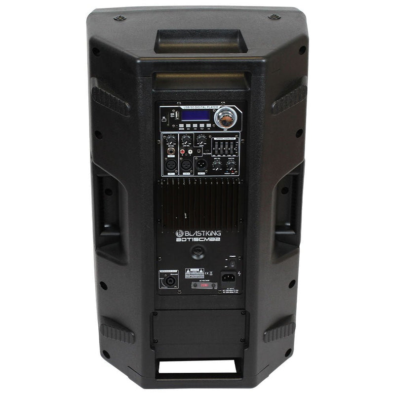 BLASTKING BDT15CMB2 Speaker Box System - 1000W, 8 Ohm, Class-H Amplifier