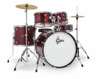 Gretsch Renegade Drum Set - 22/110/12/16/14 w/ Hardware & Cymbals - Ruby Sparkle