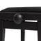 Stagg Matte Piano Bench Rosewood Color with Black Velvet Top - PB06 RWM VBK