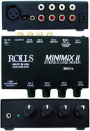 Rolls MX51S Mini Mix 2 Four-Channel Stereo Line Mixer