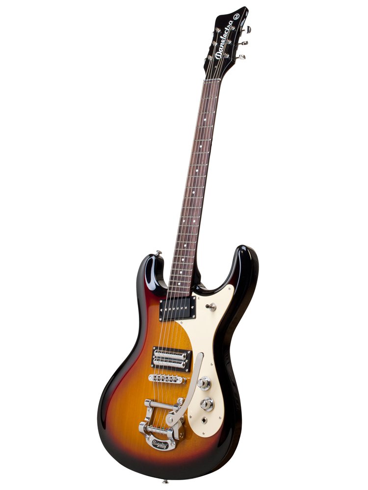 Danelectro The 64 Electric Guitar w/ Wilkinson Vibrato Bridge - 3-Tone Sunburst