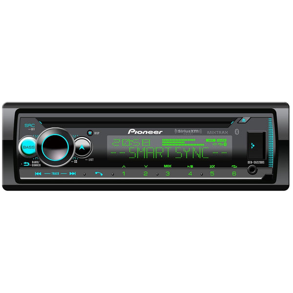 Pioneer Detachable Face CD/MP3 Receiver w/ Bluetooth DEH-S6220BS