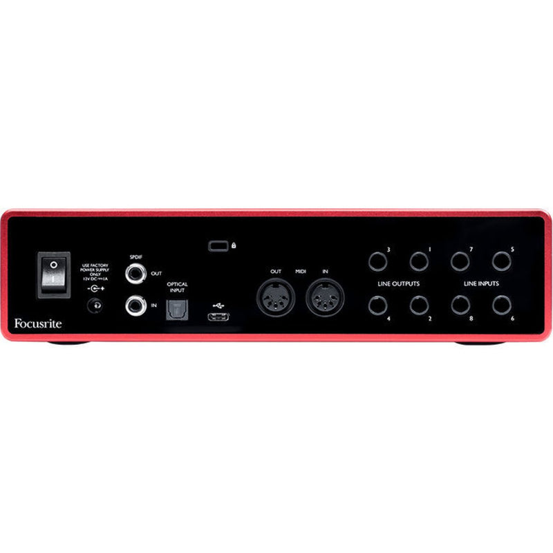 Focusrite Scarlett 18I8 3rd Generation USB Audio Interface w/ Software