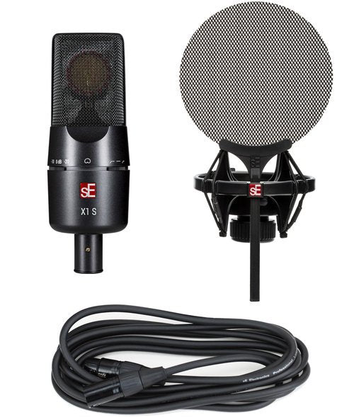 sE Electronics X1 S Microphone & RF X Portable Vocal Booth Studio Bundle