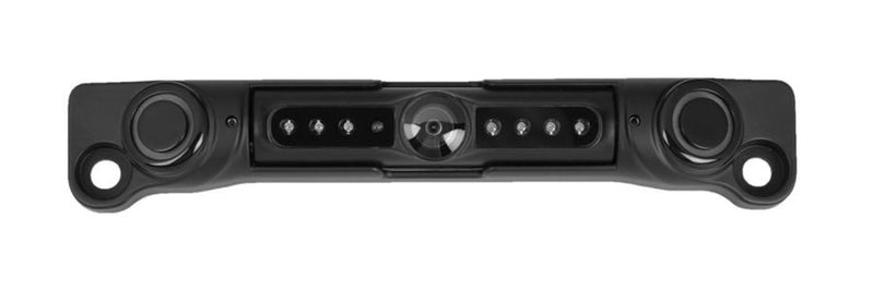 Power Acoustik License Plate Camera with Night Vision - Black - L-3CSB