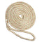 New England Ropes 5/8" Double Braid Dock Line White/Gold  25' C5059-20-00025