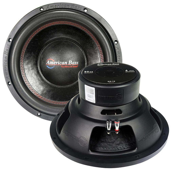 American Bass 12" woofer 600 watts max 4 Ohm SVC DX124