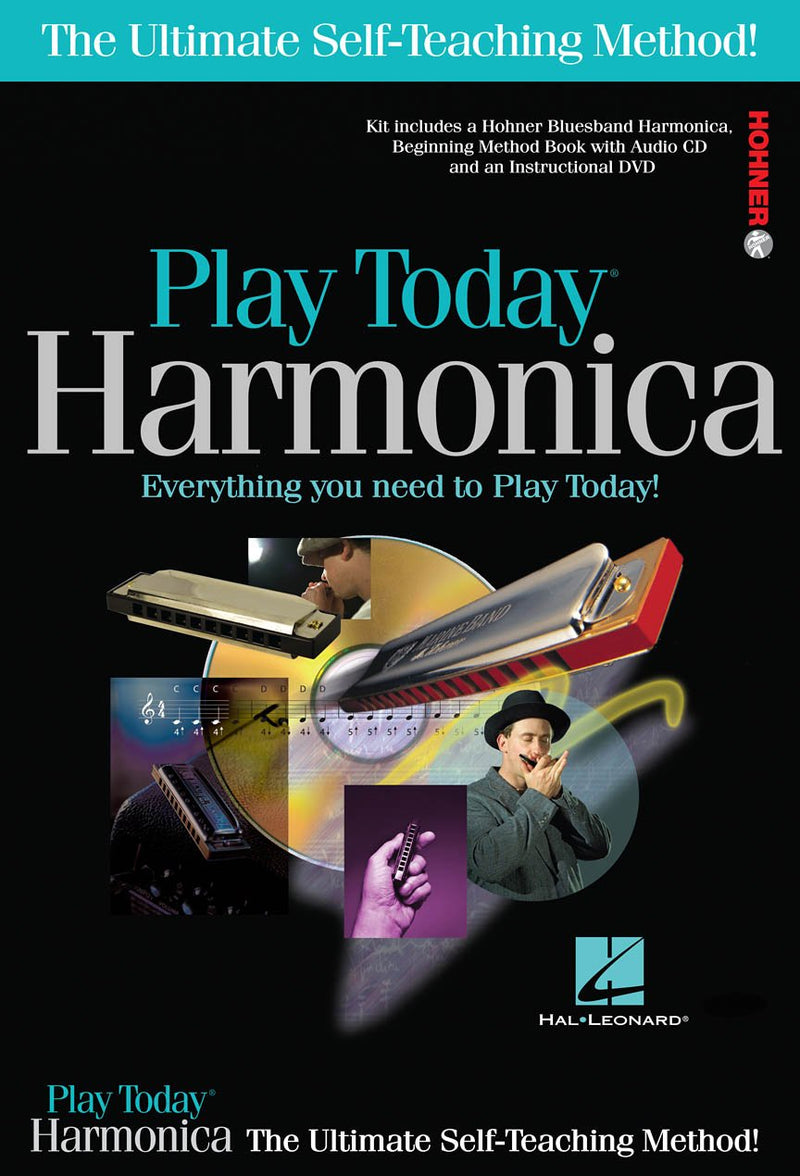 Hal Leonard Play Harmonica Today Complete Kit w/ Book/CD/DVD