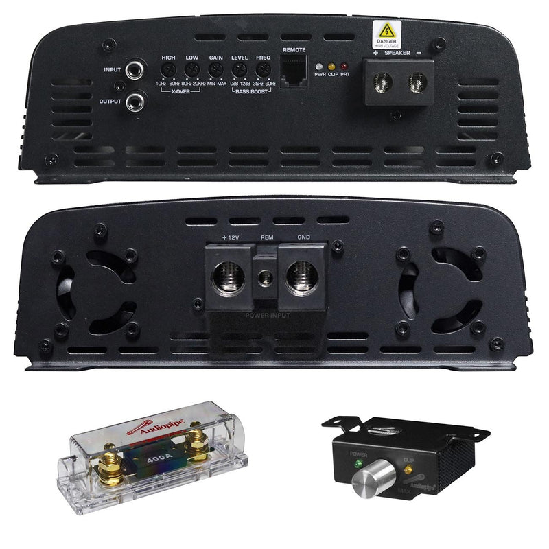 Audiopipe Full Range Class D Monoblock Amplifier 5000 Watts APHF-5000D-H1