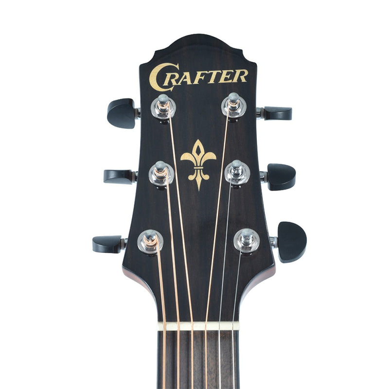 Crafter Silver Series 250 Dreadnought Cutaway Acoustic Electric Guitar - Brown