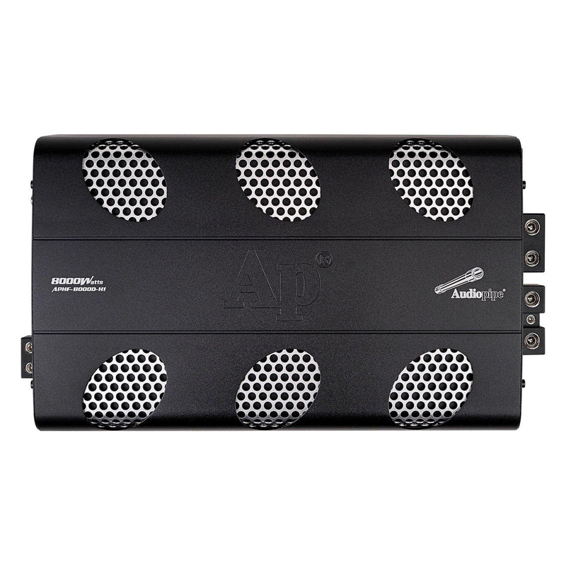 Audiopipe Full Range Class D Monoblock Amplifier 8000 W RMS 2 OHM APHF-8000D-H2