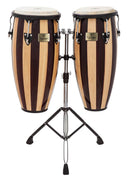 Tycoon Artist Series 10" & 11” Retro Congas - Striped Wood - TC-91BRE/D