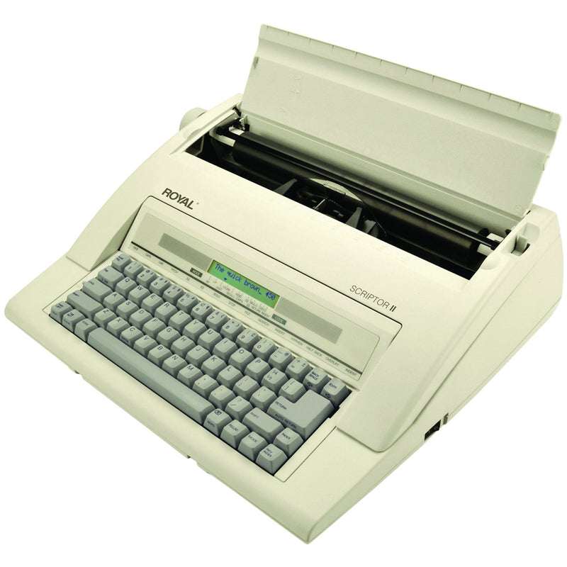 Royal Scriptor II Personal Portable Electronic Typewriter - White - 69147T