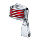 Heil Sound The Fin Retro-Styled Dynamic Microphone - Chrome Body/Red LED