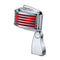 Heil Sound The Fin Retro-Styled Dynamic Microphone - Chrome Body/Red LED