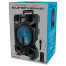 SYLVANIA SPA081-C 8" Bluetooth Tailgate Speaker w/ FM Radio LED Lighting & Mic