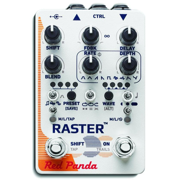Red Panda Digital Delay Guitar Effects Pedal - Raster 2