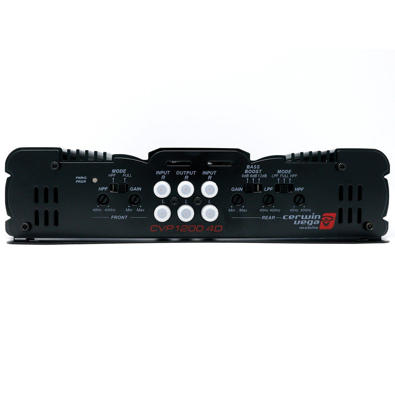 Cerwin Vega 1,200 Watt 4 Channel Car Amplifier - CVP1200.4D