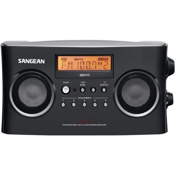 Sangean Digital Portable Stereo Receiver with AM/FM Radio - Black - PR-D5-BK
