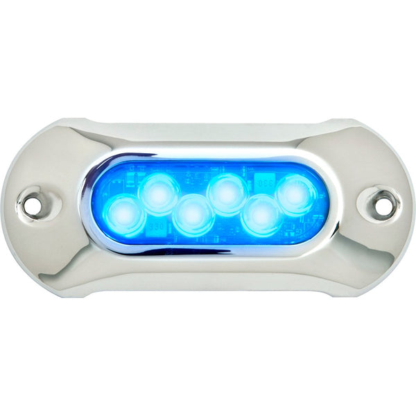 Attwood Light Armor Underwater LED Light - 6 LEDs - Blue 65UW06B-7