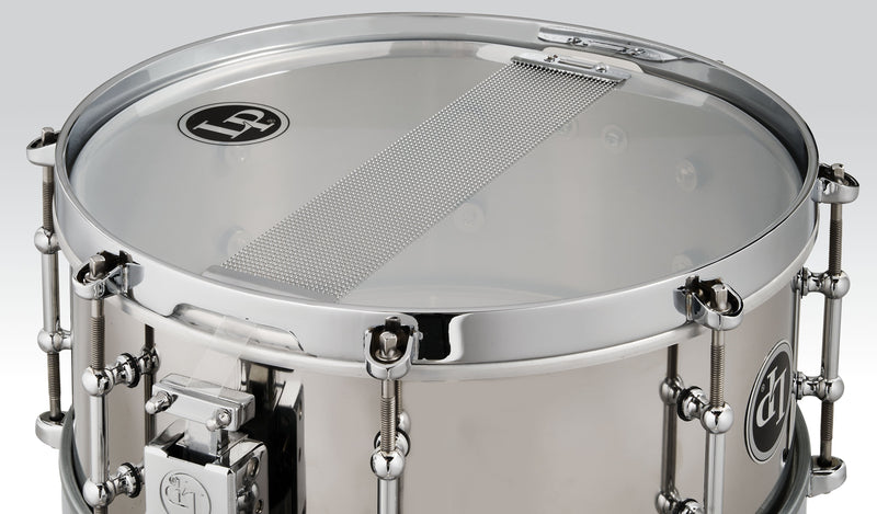 Latin Percussion 5 1/5" x 13" Stainless Steel Salsa Snare - LP5513-S