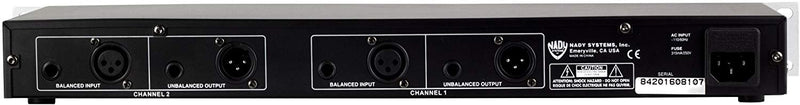 Nady Single Rack Two-Channel Graphic Equalizer - GEQ-215
