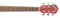 Oscar Schmidt OG1 3/4-Size Acoustic Guitar Trans Red - OG1TR