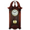 Bedford Wall Clock 26.5 In. Chiming Pendulum Colonial Mahogany Cherry Oak Finish