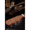 JN Guitars Left-Handed Mini Auditorium Acoustic Guitar w/ Gig Bag - Natural